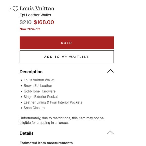 $200 Authentic Louis Vuitton Epi Leather Purse Wallet Light Brown - Picture 4 of 15